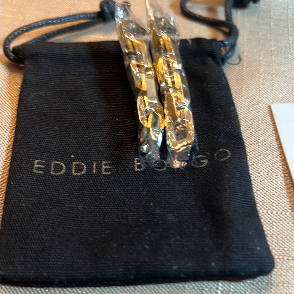 Eddie Borgo Gold Link Earrings